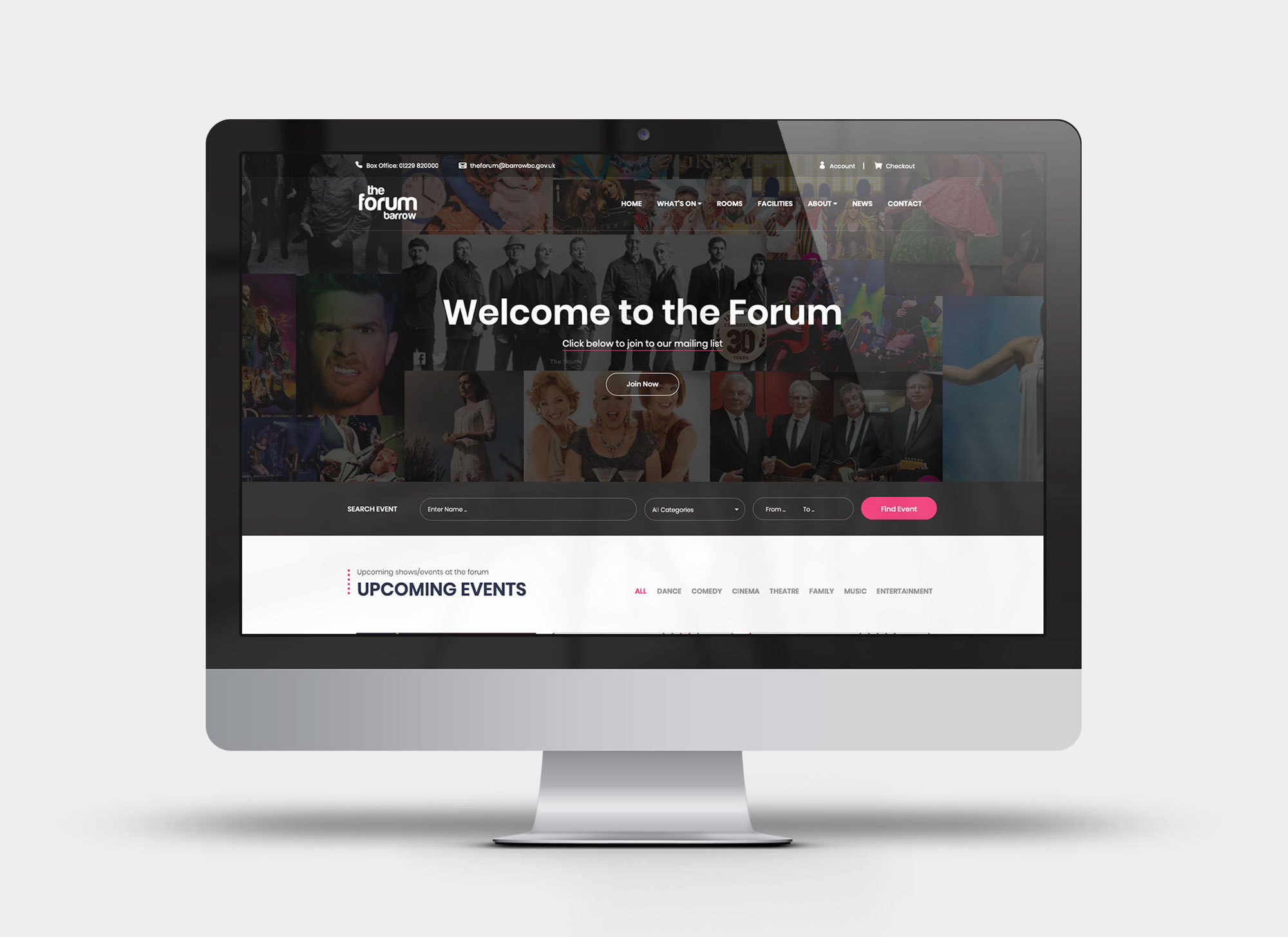 Events Web Design