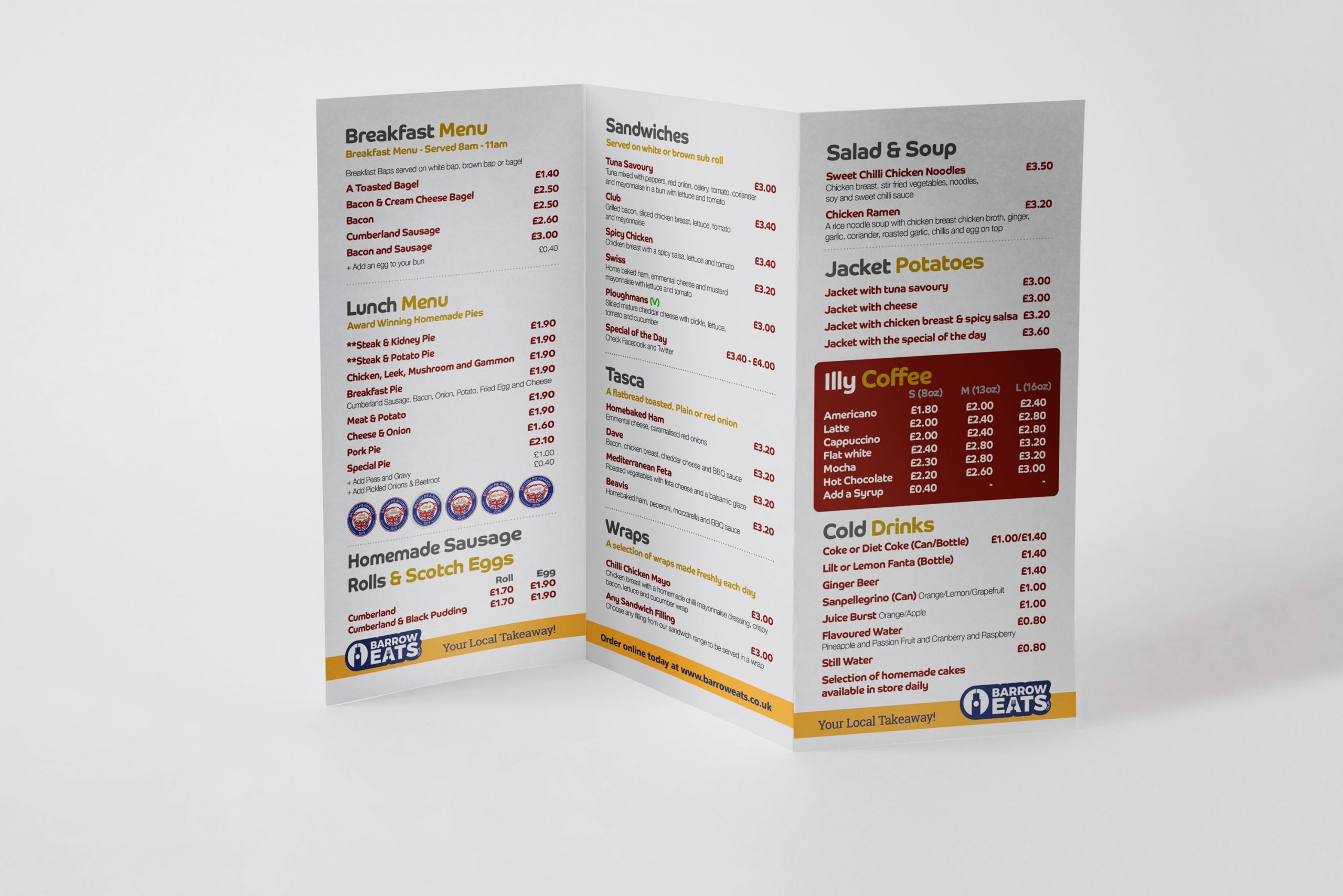 Takeaway Leaflet Design & Print Home / Graphic Design / Takeaway Leaflet Design & Print