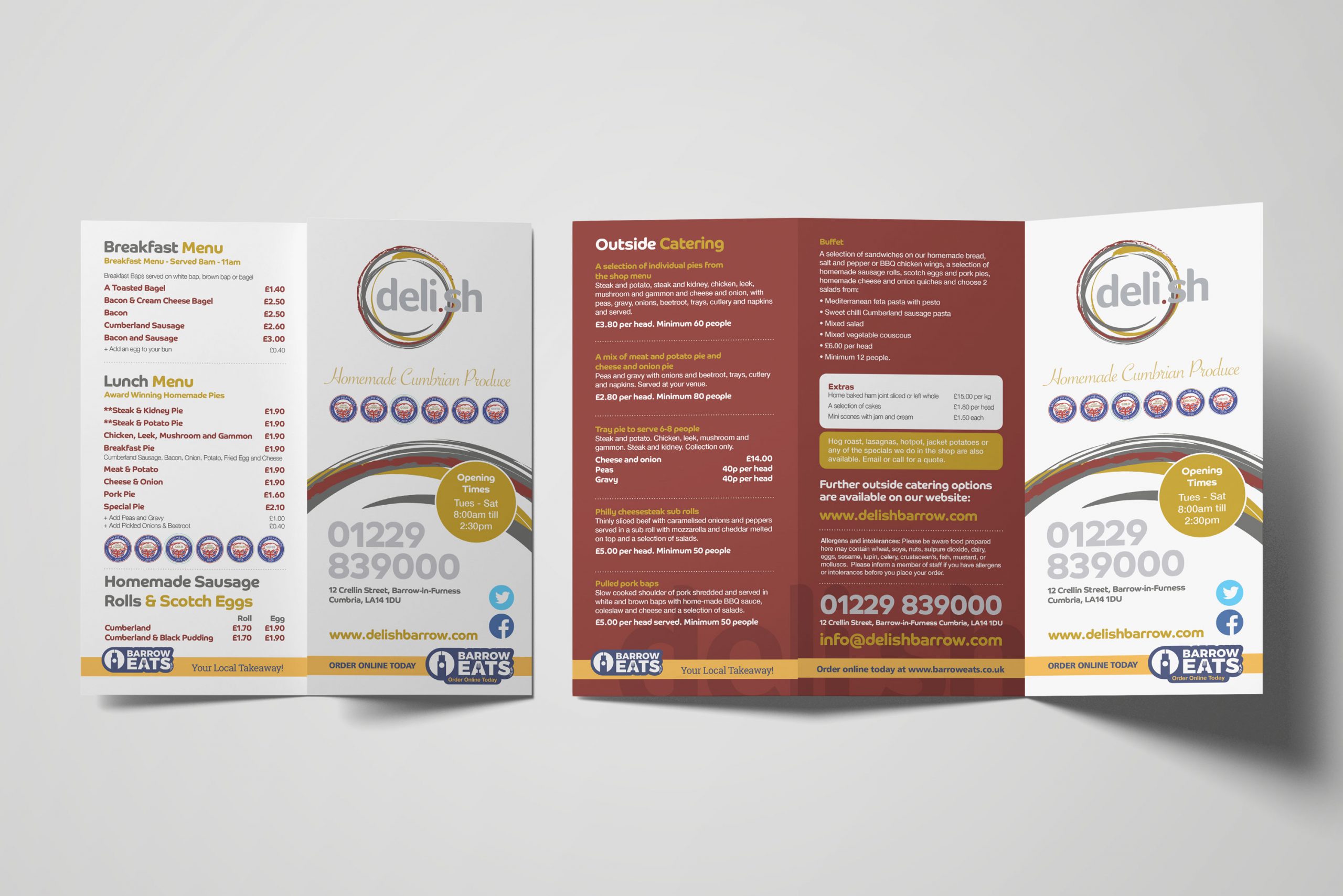 Takeaway Leaflet Design & Print Home / Graphic Design / Takeaway Leaflet Design & Print